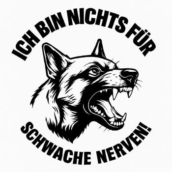 Preview: Unisex -Schwache Nerven Hoodie mit Malinois